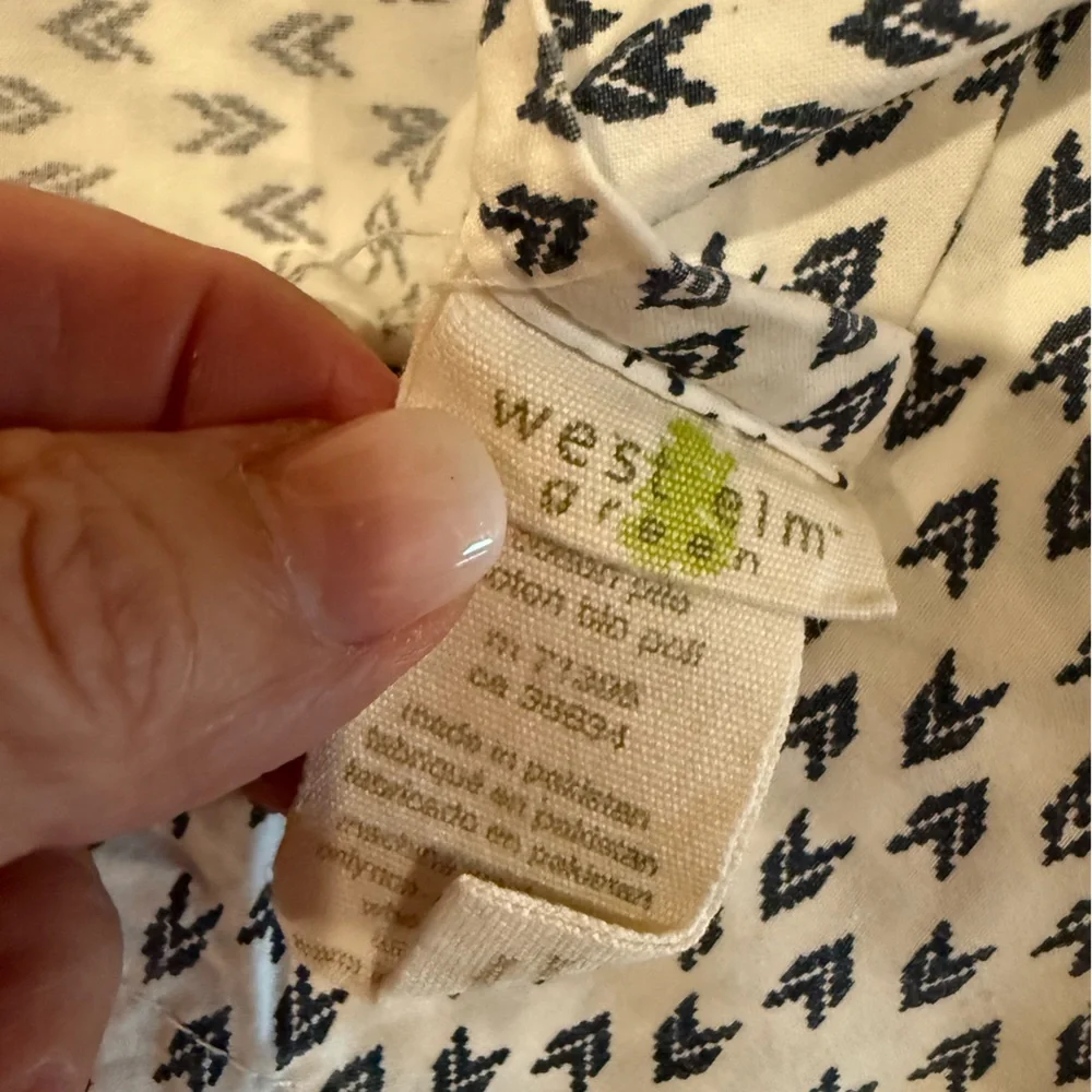 West Elm TENCEL Full Flat Sheet - Color-Stormy